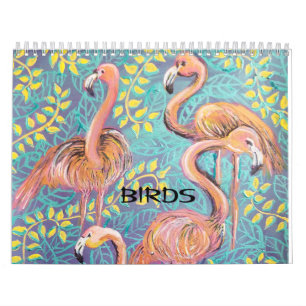 Vogelgemälde Kalender