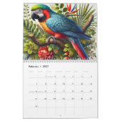 Vogelgesang im Jahresverlauf Kalender (Feb 2027)