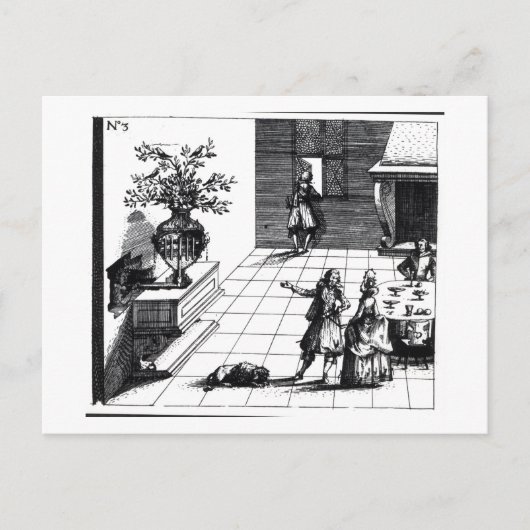 Vogelgesangsmusik, veröffentlicht in der Fassung c Postkarte (Vorderseite)