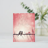 Vogelgeschichte Postkarte (Stehend Vorderseite)