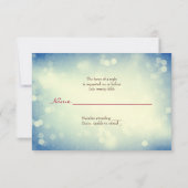 Vogelgeschichte RSVP Karte (Rückseite)