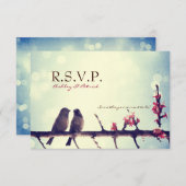 Vogelgeschichte RSVP Karte (Vorne/Hinten)