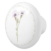 Vogelgesicht-Gilia-Aquarell Keramikknauf (Rechts)