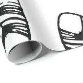 Vogelgestreiftes Federmuster. Nahtloses Muster Geschenkpapier (Rolleneckpunkt)