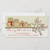 Vogelgewächse Feiertagskarte (Vorderseite)