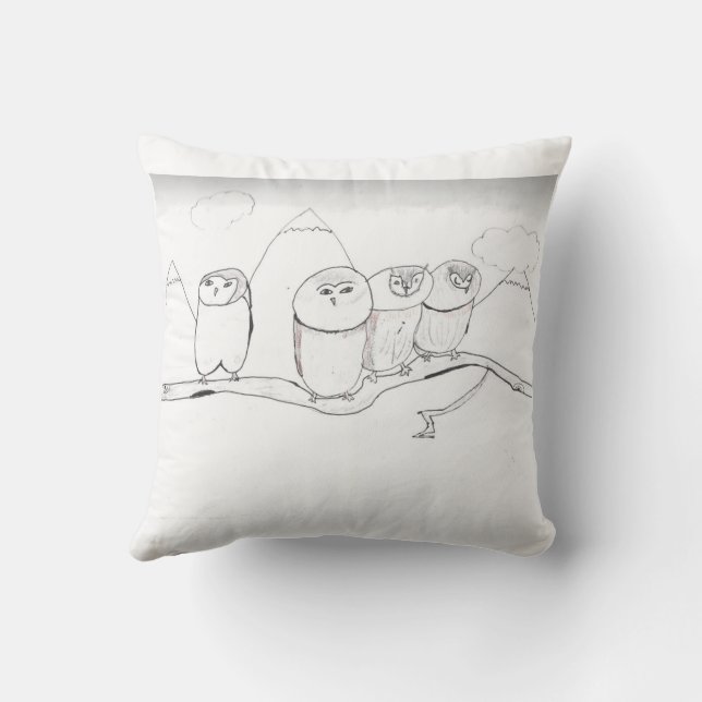 Vogelgewächse Kissen (Rückseite)
