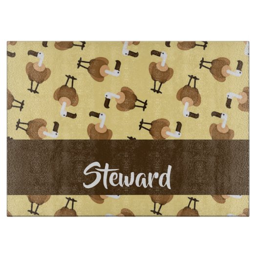 Vogelgewächse Schneidebrett (Vorderseite)