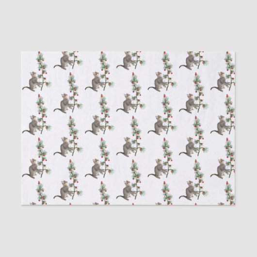 Vogelgezwirnpapier Seidenpapier (Vorderseite)