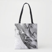 Vogelgravings - ein Treecreeper. Birdwatcher Tasche (Vorderseite)