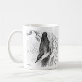 Vogelgravuren - ein Nuthatch & Treecreeper Kaffeetasse (Links)
