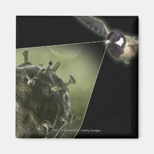 Vogelgrippe, die aus Vogel herauskommt Magnet