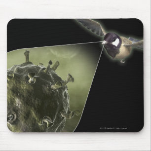 Vogelgrippe, die aus Vogel herauskommt Mousepad