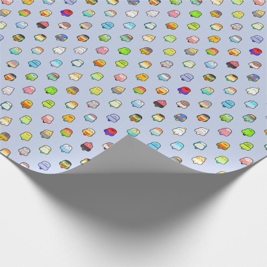 Vogelgrippe Geschenkpapier (Ecke)