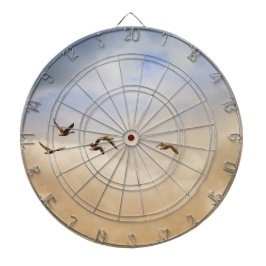 Vogelgrippe im Flug Dartscheibe