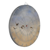 Vogelgrippe im Flug Dartscheibe (Vorderseite Links)