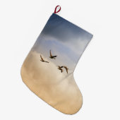 Vogelgrippe im Flug Großer Weihnachtsstrumpf (Vorderansicht (hängend))