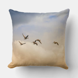 Vogelgrippe im Flug Kissen