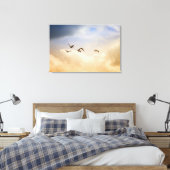 Vogelgrippe im Flug Leinwanddruck (Insitu (Schlafzimmer))