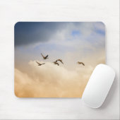 Vogelgrippe im Flug Mousepad (Mit Mouse)