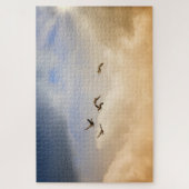 Vogelgrippe im Flug Puzzle (Vertikal)
