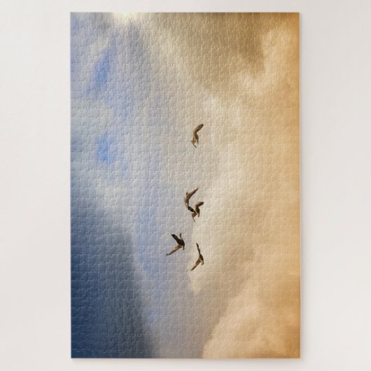 Vogelgrippe im Flug Puzzle (Vertikal)