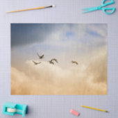 Vogelgrippe im Flug Seidenpapier (Basteln)
