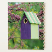Vogelhaus auf einem Redbud Baum Planer (Rückseite)