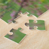 Vogelhaus auf einem Redbud-Baum Puzzle (Seite)