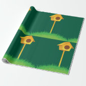 Vogelhaus Geschenkpapier (Ungerollt)