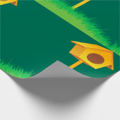 Vogelhaus Geschenkpapier
