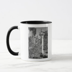 Vogelhaus im Garten Tasse