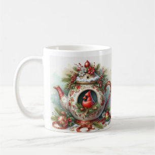 Vogelhaus Kardinal 5 im Teekannenstil Kaffeetasse
