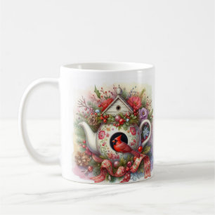 Vogelhaus Kardinal Teekanne 2 Kaffeetasse