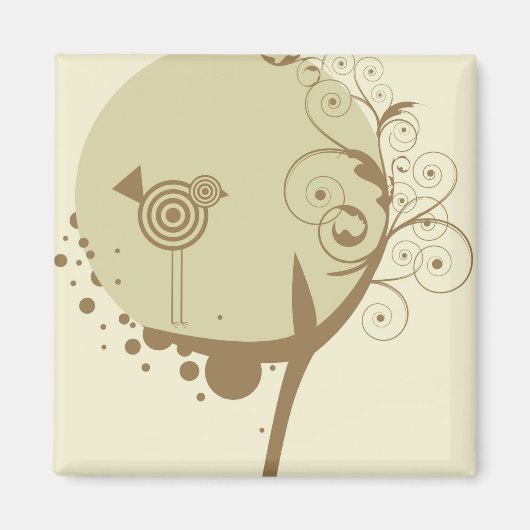 Vogelhaus Magnet (Vorne)