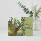 Vogelhaus Postkarte (Stehend Vorderseite)