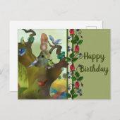 Vogelhaus Postkarte (Vorne/Hinten)