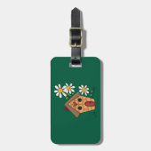 Vogelhaus und Blume Gepäckanhänger (Vorderseite vertikal)