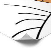 Vogelhaus und Blume Poster (Ecke)