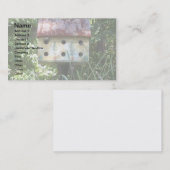 Vogelhaus Visitenkarte (Vorne/Hinten)