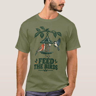Vogelhäuschen-T-Shirt für den Garten T-Shirt