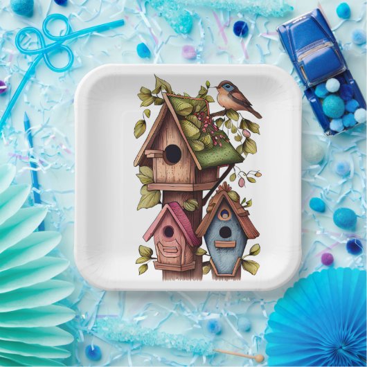 Vogelhäuser Pappteller (Party)