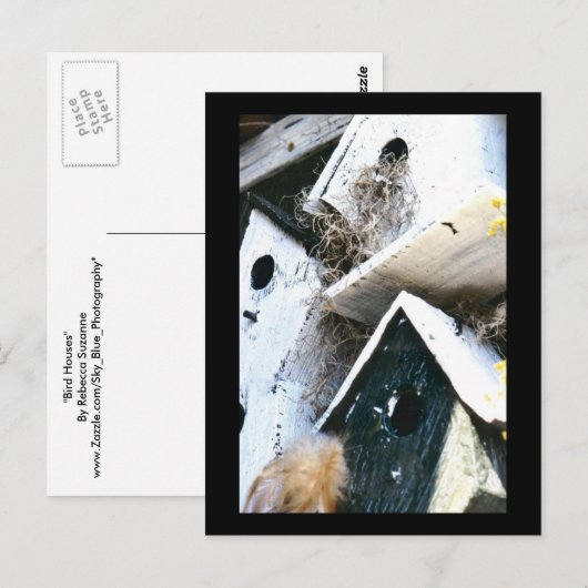 Vogelhäuser Postkarte (Vorne/Hinten)