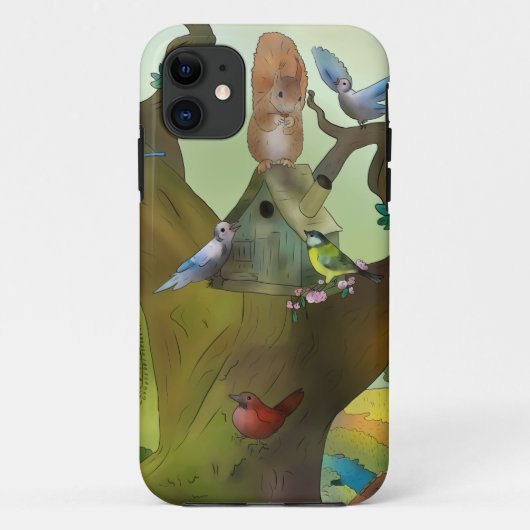 Vogelhaushandy Case-Mate iPhone Hülle (Rückseite)