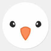 Vogelheber Runder Aufkleber (Vorderseite)