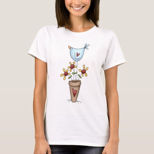 Vogelhemd T-Shirt (Vorderseite)