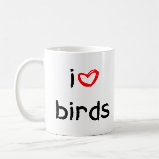 Vogelherz Kaffeetasse (Links)