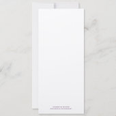 Vogelhochzeit der verzauberten Waldlove Einladung (Rückseite)