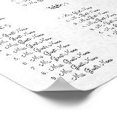 Vogelhochzeit der verzauberten Waldlove Poster (Ecke)