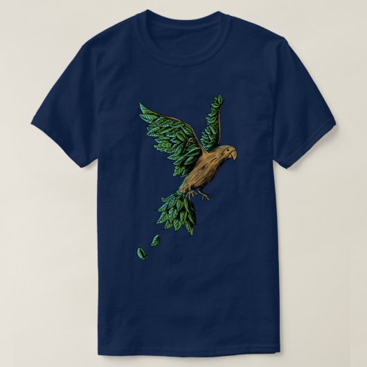 Vogelholz T-Shirt (Design vorne)