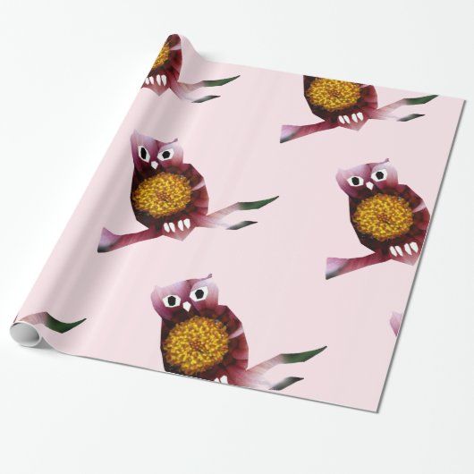 Vogelhühner, Blumenblätterpapier Geschenkpapier (Ungerollt)